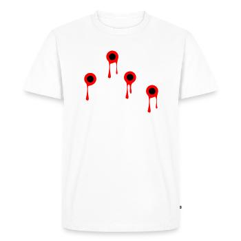 Coups - T-shirt Premium bio Homme - blanc - Devant - Nico (187cm)