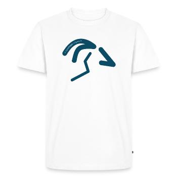 t_o astro capricorn cocbeaniesolo - Männer Premium Bio T-Shirt - Weiß - Vorne - Nico (187cm)