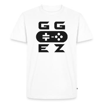 GG EZ - T-shirt Premium bio Homme - blanc - Devant - Nico (187cm)