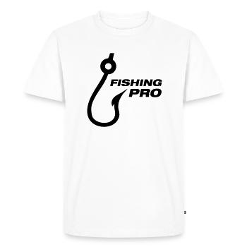fishing_pro_f1 - Men's Premium Organic T-Shirt - white - Front - Nico (187cm)