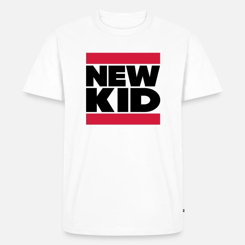 New Kid in Dubstep Regardez - T-shirt Premium bio Homme - blanc