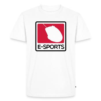 E-Sports Mice - T-shirt Premium bio Homme - blanc - Devant - Nico (187cm)