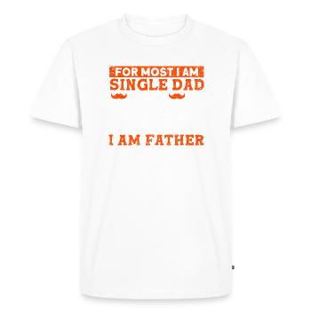 The most important thing I am Father's Day - Men's Premium Organic T-Shirt - white - Front - Nico (187cm)