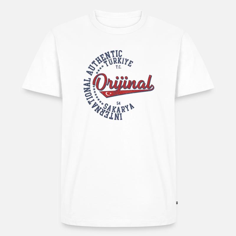 sakarya 54 - Männer Premium Bio T-Shirt - Weiß