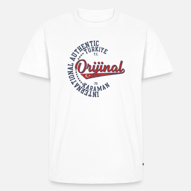 Karaman - Männer Premium Bio T-Shirt - Weiß