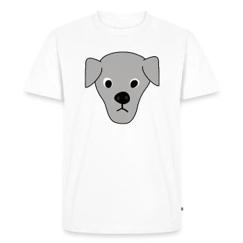 chiot 6 - T-shirt Premium bio Homme - blanc - Devant - Nico (187cm)
