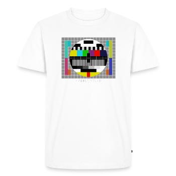 SANDER XANDER 13 - Men's Premium Organic T-Shirt - white - Front - Nico (187cm)