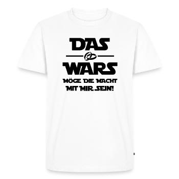 Ça y est, que le pouvoir 001 - T-shirt Premium bio Homme - blanc - Devant - Nico (187cm)