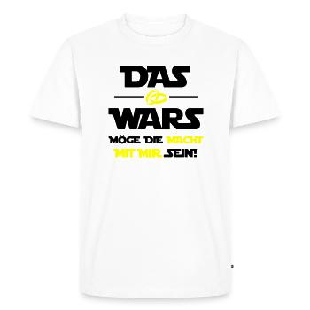 That's it may the power 002 - Men's Premium Organic T-Shirt - white - Front - Nico (187cm)