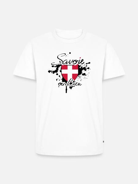 savoie destroy - T-shirt Premium bio Homme - blanc