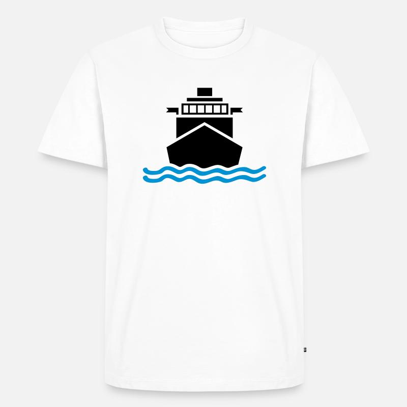 schiff_design_qa2 - Men's Premium Organic T-Shirt - white