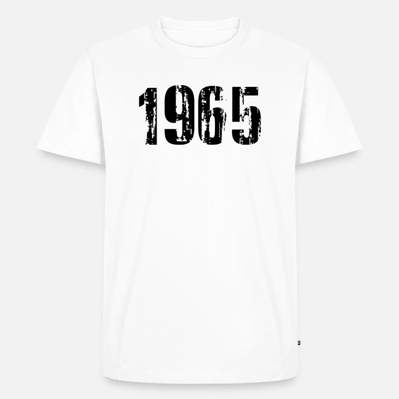 1965 - Männer Premium Bio T-Shirt - Weiß