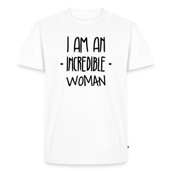 fille / fée / princesse / bébé - T-shirt Premium bio Homme - blanc - Devant - Nico (187cm)