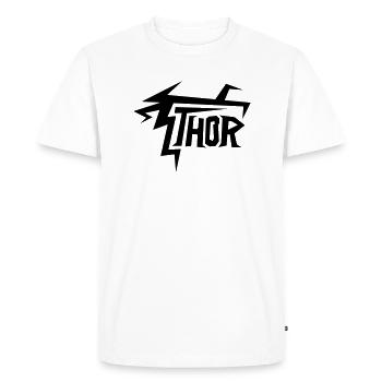 THOR - T-shirt Premium bio Homme - blanc - Devant - Nico (187cm)