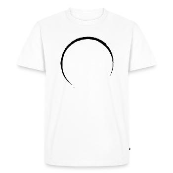 Cercle - T-shirt Premium bio Homme - blanc - Devant - Nico (187cm)
