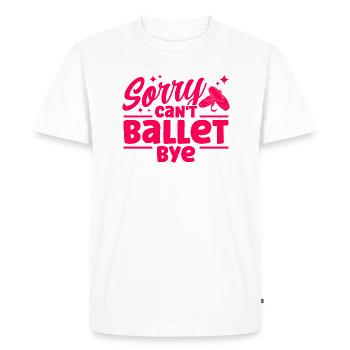 Ballet Danse Ballerine Ballet Dancer Cadeau - T-shirt Premium bio Homme - blanc - Devant - Nico (187cm)