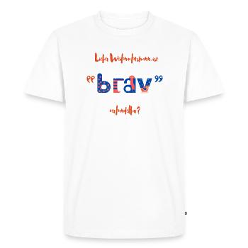 Design de Noël amusant pour tout le monde! - T-shirt Premium bio Homme - blanc - Devant - Nico (187cm)