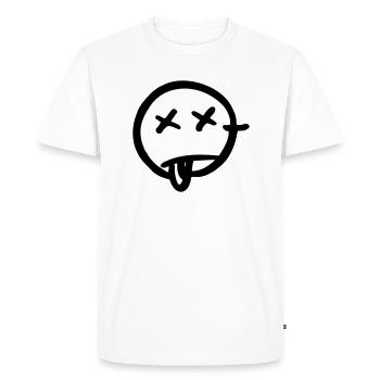 Dead - T-shirt Premium bio Homme - blanc - Devant - Nico (187cm)
