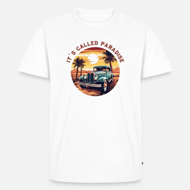It is called paradise - Männer Premium Bio T-Shirt - Weiß