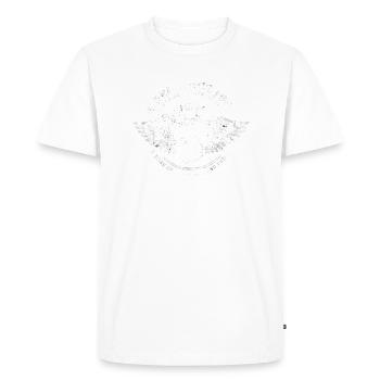 Rider Since 1959 - 66 Years of Pure Biker Passion - Men's Premium Organic T-Shirt - white - Front - Nico (187cm)