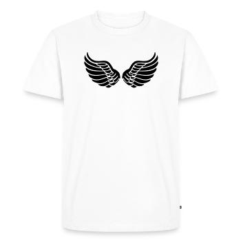 wings_f1 - T-shirt Premium bio Homme - blanc - Devant - Nico (187cm)
