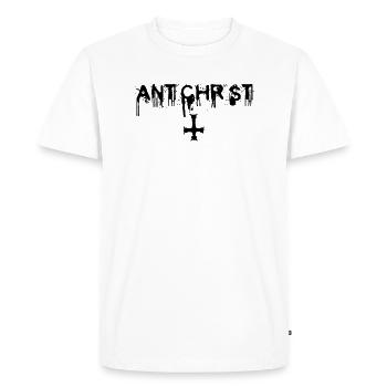 Antichrist - Lucifer - T-shirt Premium bio Homme - blanc - Devant - Nico (187cm)
