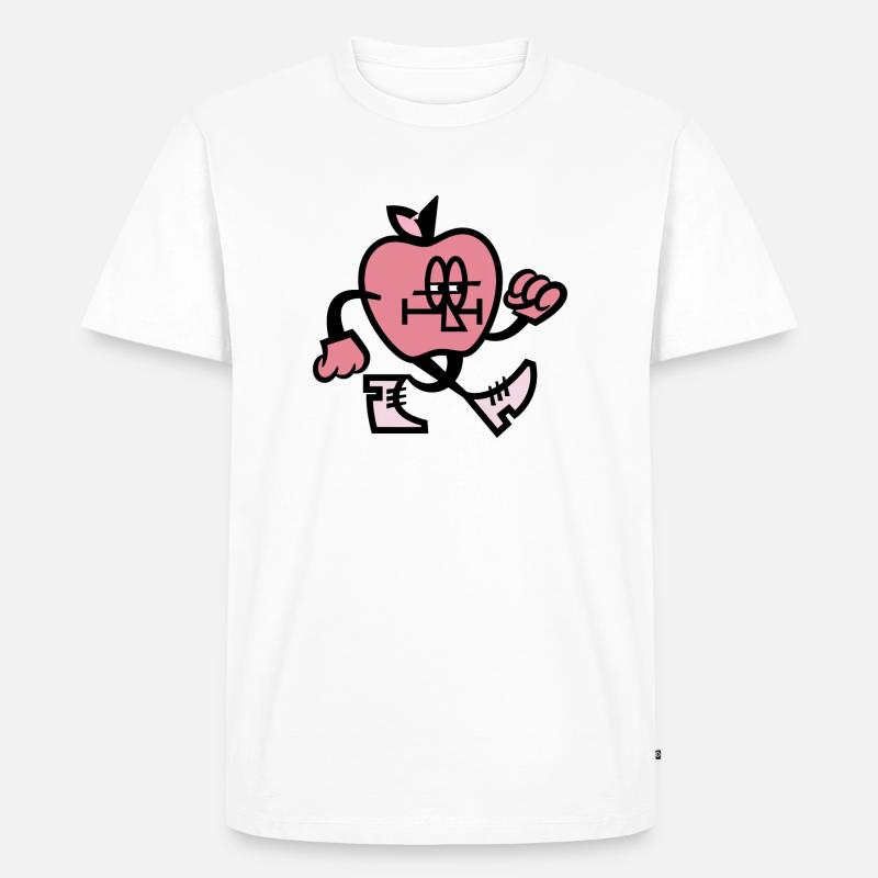 FROOT WALKER - Männer Premium Bio T-Shirt - Weiß