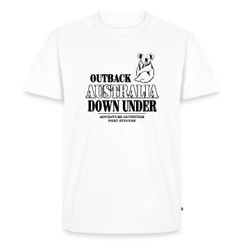 Koala - Australia - Australien - Men's Premium Organic T-Shirt - white - Front - Nico (187cm)