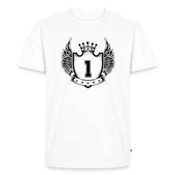Armoiries 1 - T-shirt Premium bio Homme - blanc - Devant - Nico (187cm)