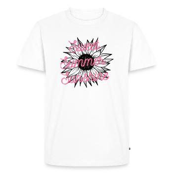 Sweet Summer Sunshine - Men's Premium Organic T-Shirt - white - Front - Nico (187cm)