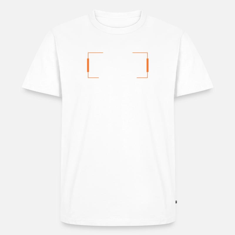 becool - Männer Premium Bio T-Shirt - Weiß