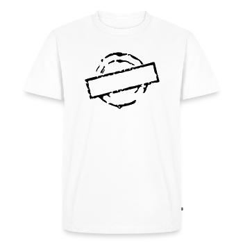 stempel_vec_1 fr - T-shirt Premium bio Homme - blanc - Devant - Nico (187cm)