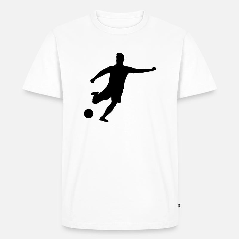 fussballer__f1 - Männer Premium Bio T-Shirt - Weiß