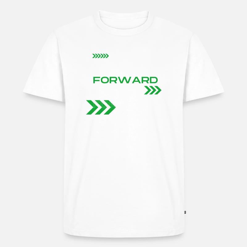 Keep Moving Forward - Männer Premium Bio T-Shirt - Weiß