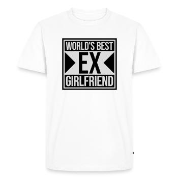 World's Best Ex Girlfriend - Men's Premium Organic T-Shirt - white - Front - Nico (187cm)