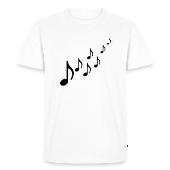 musician - T-shirt Premium bio Homme - blanc - Devant - Nico (187cm)