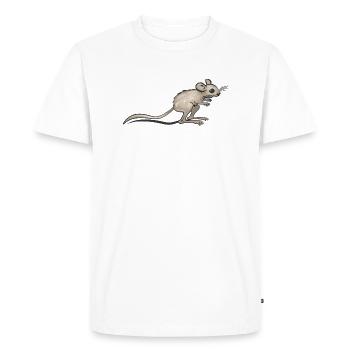 Wue-springmaus - T-shirt Premium bio Homme - blanc - Devant - Nico (187cm)