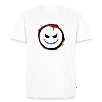 Sinister intentions - Men's Premium Organic T-Shirt - white - Front - Nico (187cm)