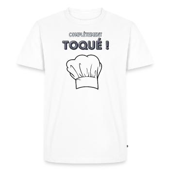 la toque du chef - T-shirt Premium bio Homme - blanc - Devant - Nico (187cm)