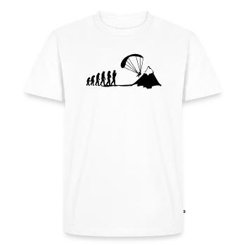 l'évolution de parapente - T-shirt Premium bio Homme - blanc - Devant - Nico (187cm)
