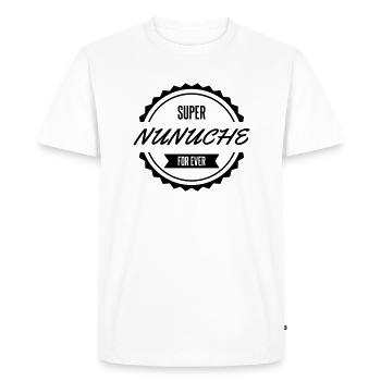 super nunuche for ever - T-shirt Premium bio Homme - blanc - Devant - Nico (187cm)