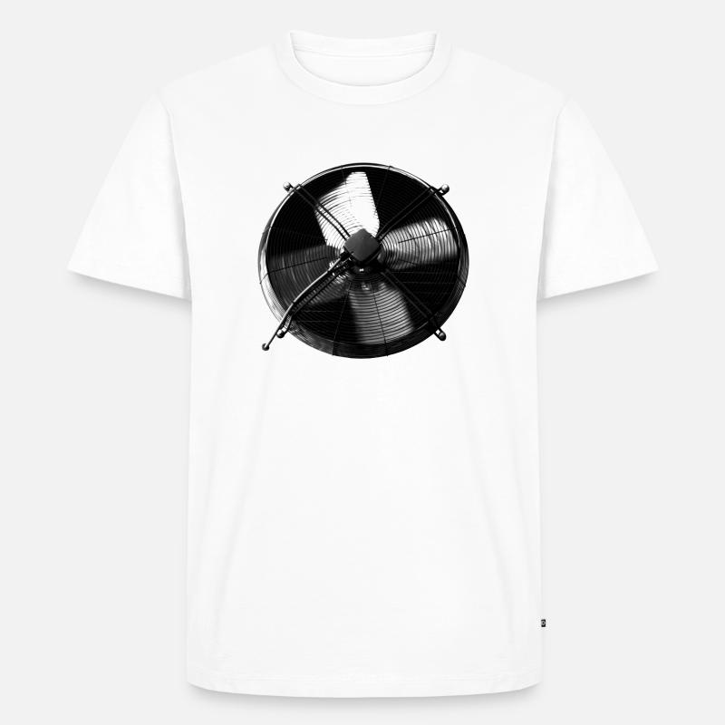 VENTILATOR - Männer Premium Bio T-Shirt - Weiß