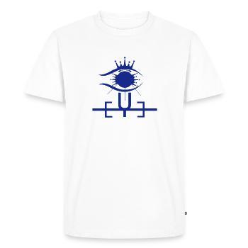 The Guide - Men's Premium Organic T-Shirt - white - Front - Nico (187cm)