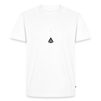 Puissance Alpha - T-shirt Premium bio Homme - blanc - Devant - Nico (187cm)