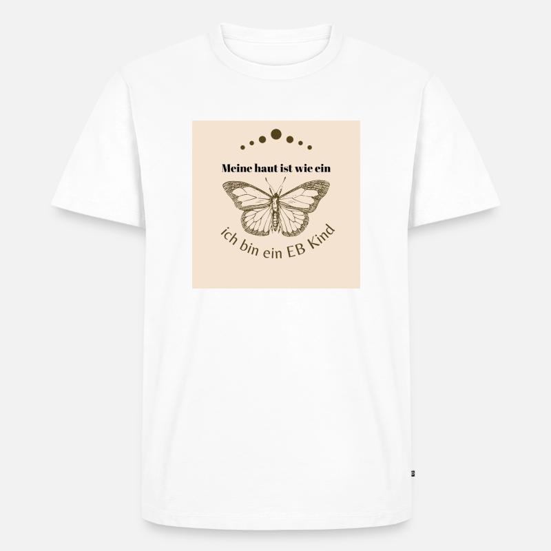 ich bin ein EB Kind - Männer Premium Bio T-Shirt - Weiß