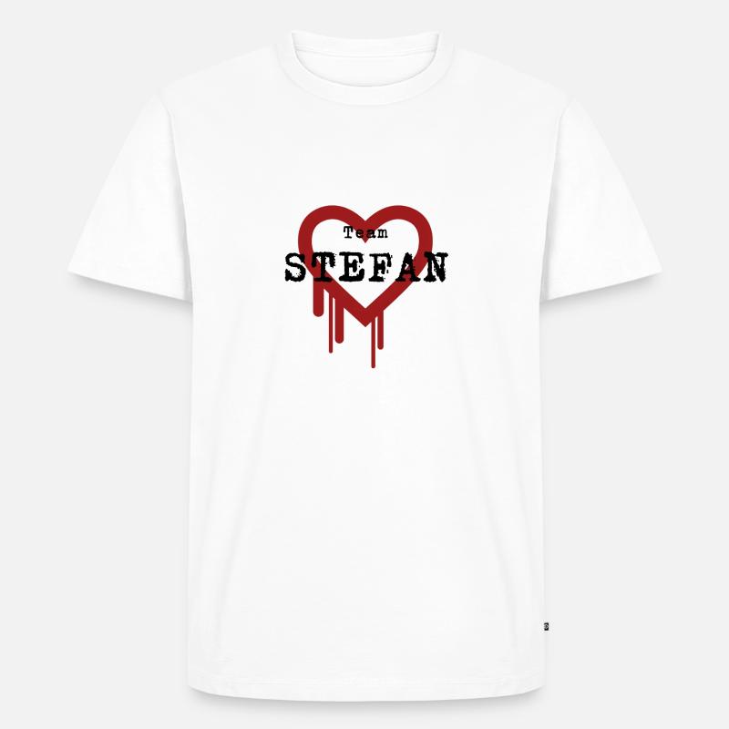 Team STEFAN - Männer Premium Bio T-Shirt - Weiß