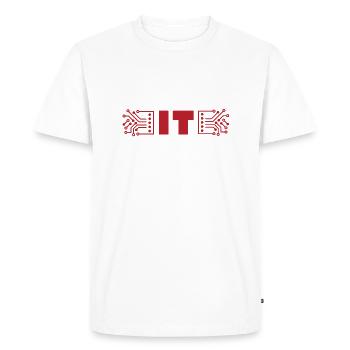 We get IT done IT-Fachmann Informatiker Computer - Men's Premium Organic T-Shirt - white - Front - Nico (187cm)