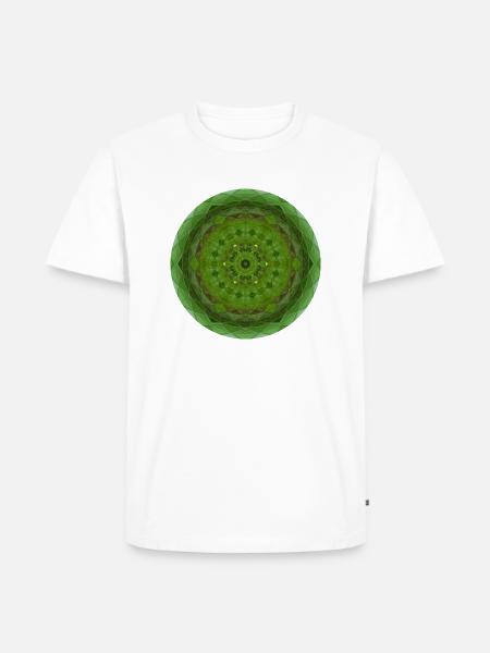 Mandala Graal 7 - Männer Premium Bio T-Shirt - Weiß