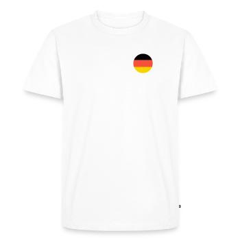 Coupe du monde, 2022, Football, Allemagne - T-shirt Premium bio Homme - blanc - Devant - Nico (187cm)