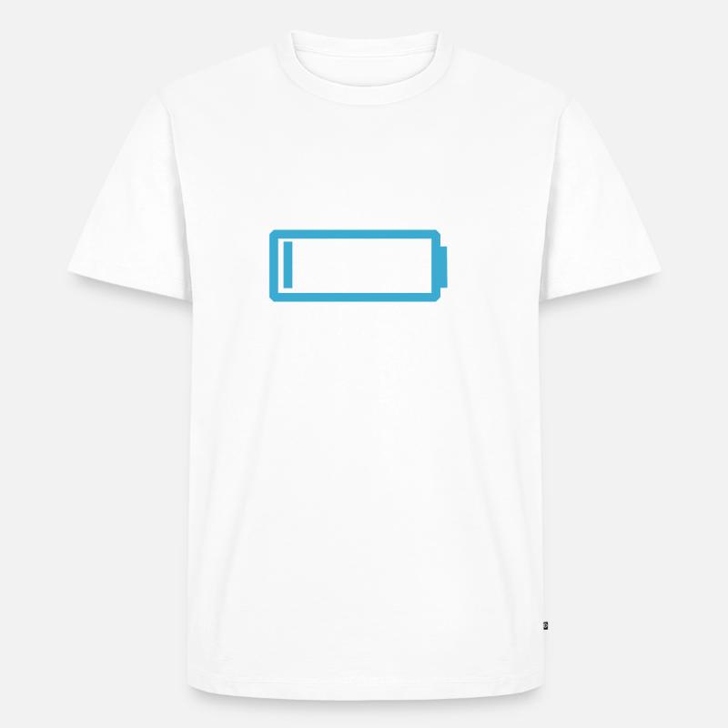creativity loading... - Männer Premium Bio T-Shirt - Weiß